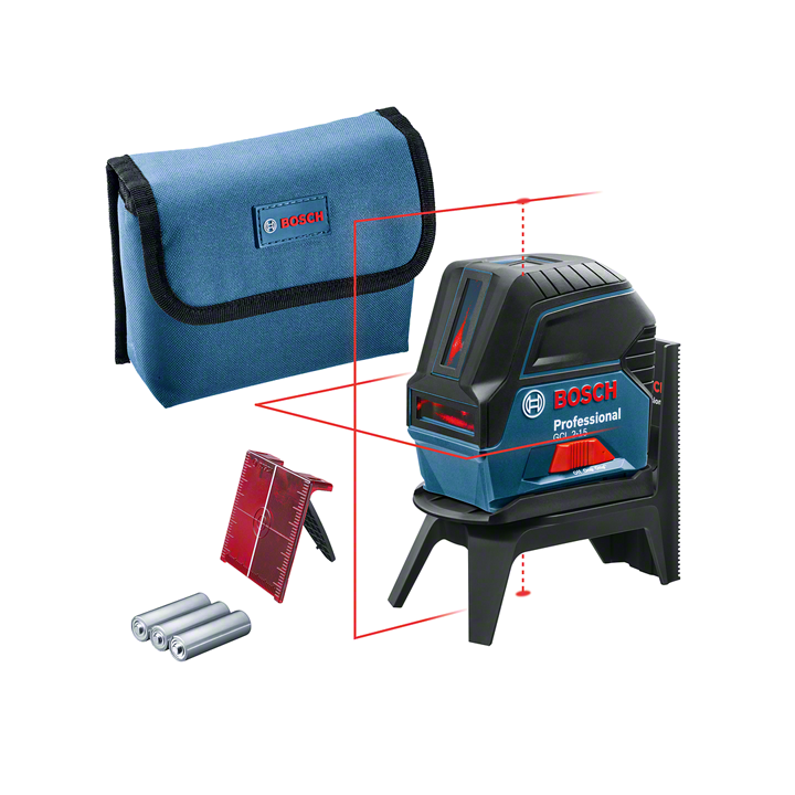 LASER POINT/LIGNE GCL 2-15 ROUGE+SUPPORT RM1
