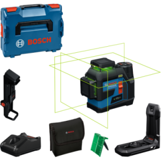 LASER 3LIGNE VERT 12V GLL 12V-100-33 CG+BAT12V 2AH
