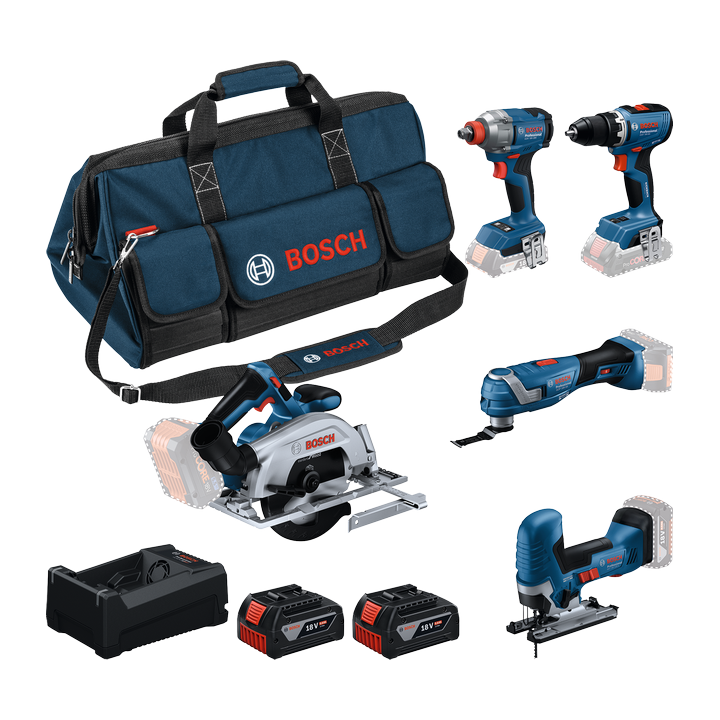 COMBO KIT 5 OUTILS GSR+GDX+GKS+GOP+GST+GBA+2X5